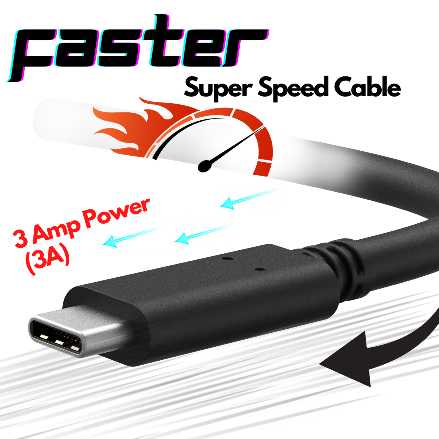 6ft USB-C to USB-A Camera Cable