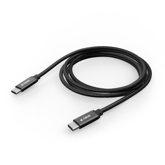 CBUS 10ft USB-C to USB-C Braided Cable — Black
