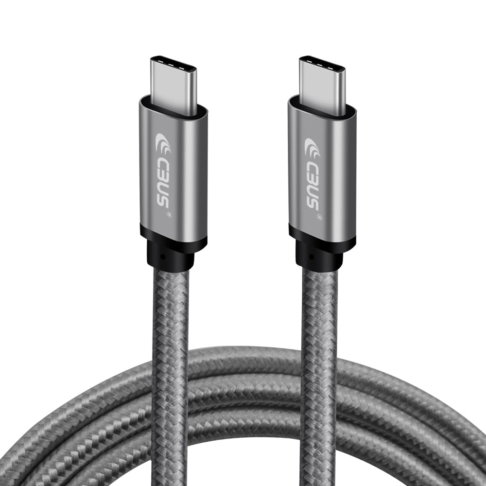 CBUS 10ft USB-C to USB-C Braided Cable — Space Gray