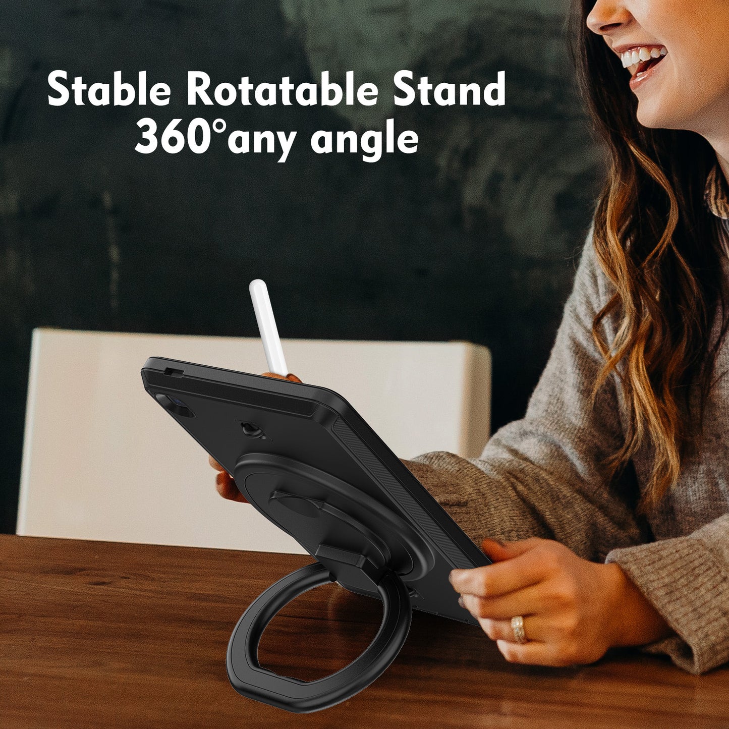 Galaxy Tab A7 Lite Case w/ Built-in Screen Protector and Stand | Heavy Duty