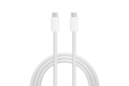 3ft USB-C to USB-C Cable (20V/3A,60W) - White