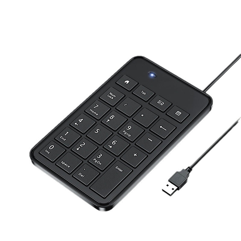 Wired USB-A Numeric Keypad for Laptop, 23 Keys Numpad Keyboard