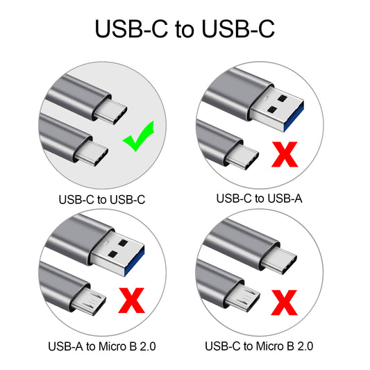 CBUS 10ft USB-C to USB-C Braided Cable — Space Gray