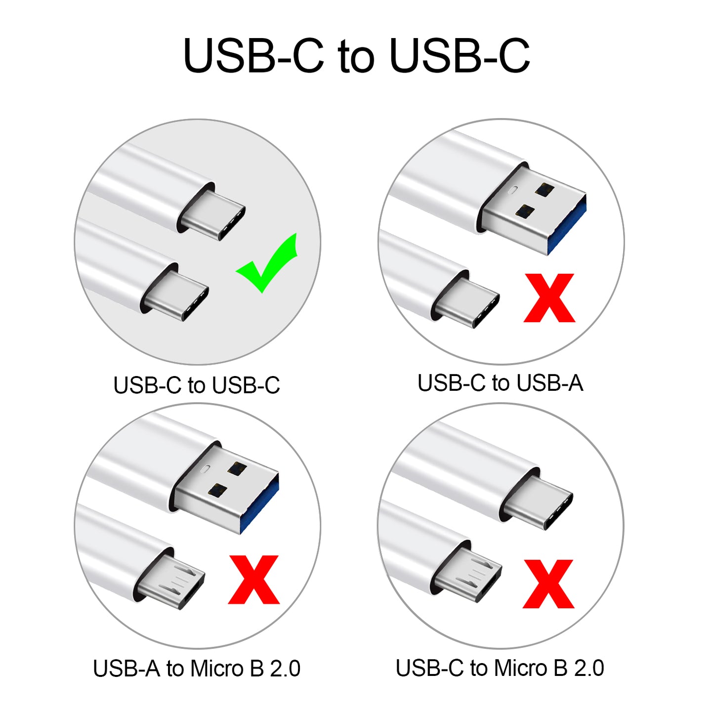 CBUS 10ft USB-C to USB-C Braided Cable — Silver