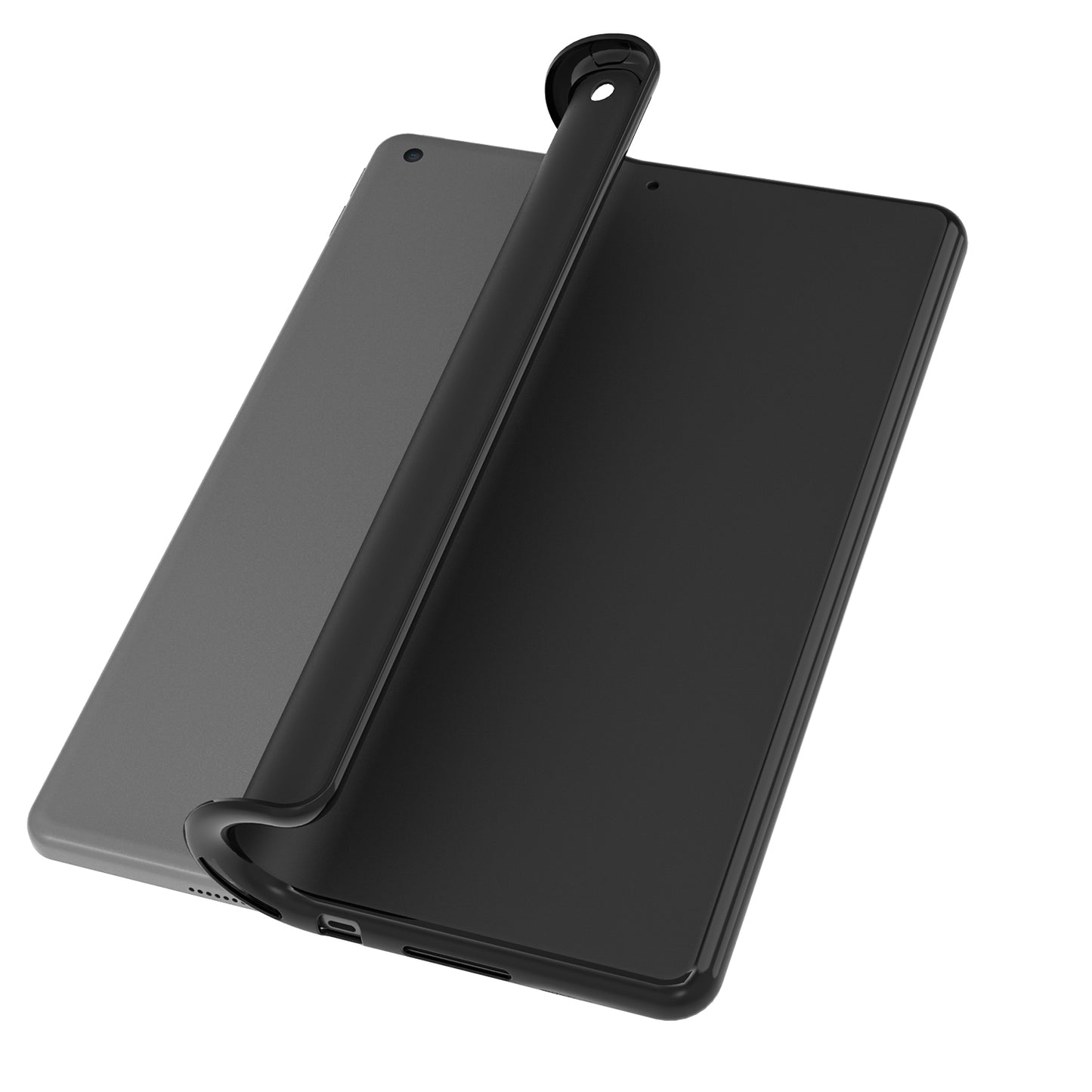Matte Black Flex-Gel Silicone TPU Case for iPad 9th, 8th & 7th Generation 10.2" (2021, 2020, 2019)