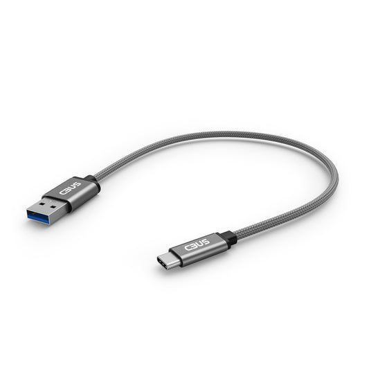 Short Length USB-C 3.2 Gen 1 to USB-A 3.0 Cable (Space Gray)