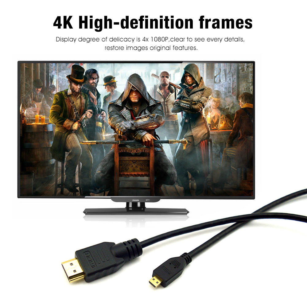 25ft  Extra Long HDMI to Micro HDMI Cable