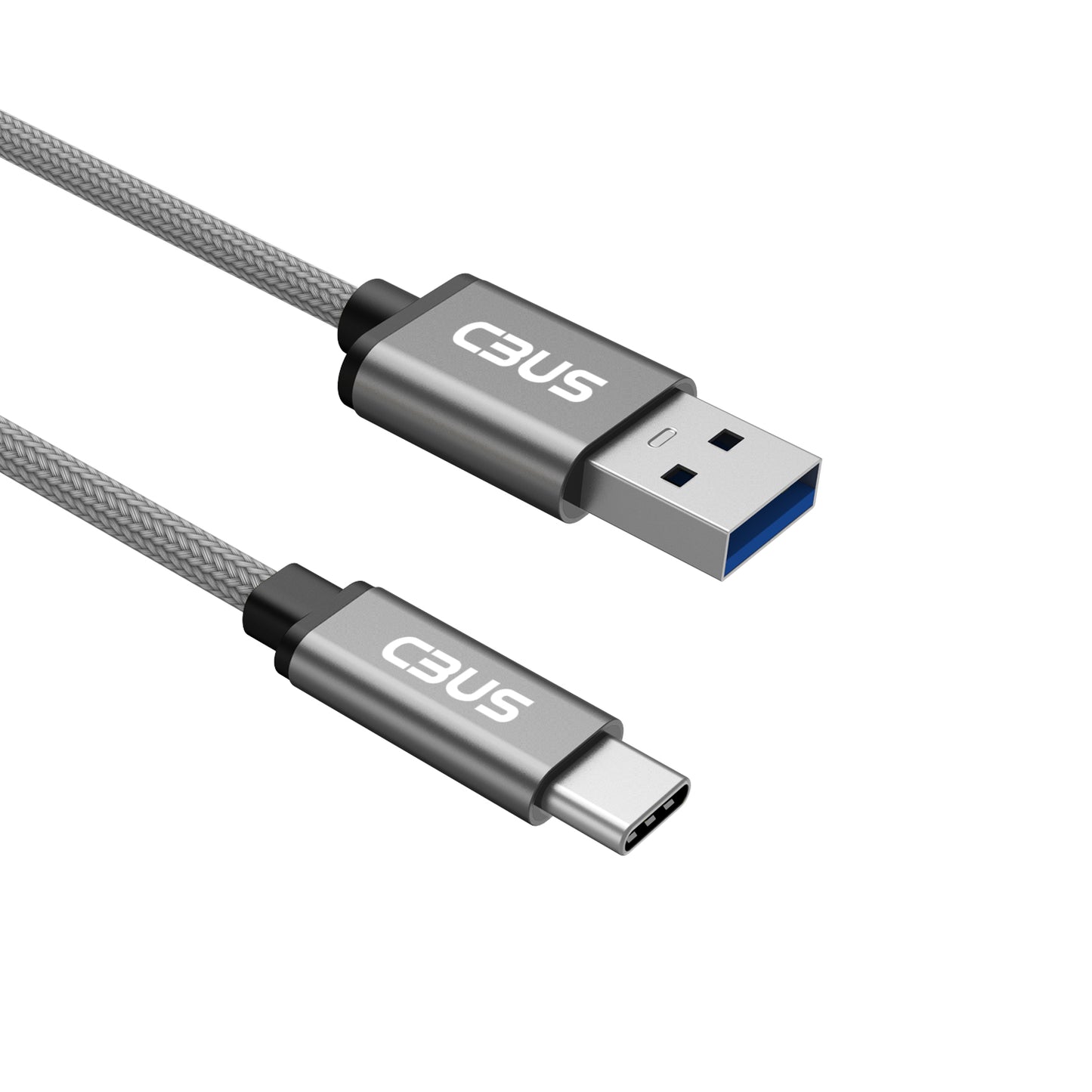 Short Length USB-C 3.2 Gen 1 to USB-A 3.0 Cable (Space Gray)