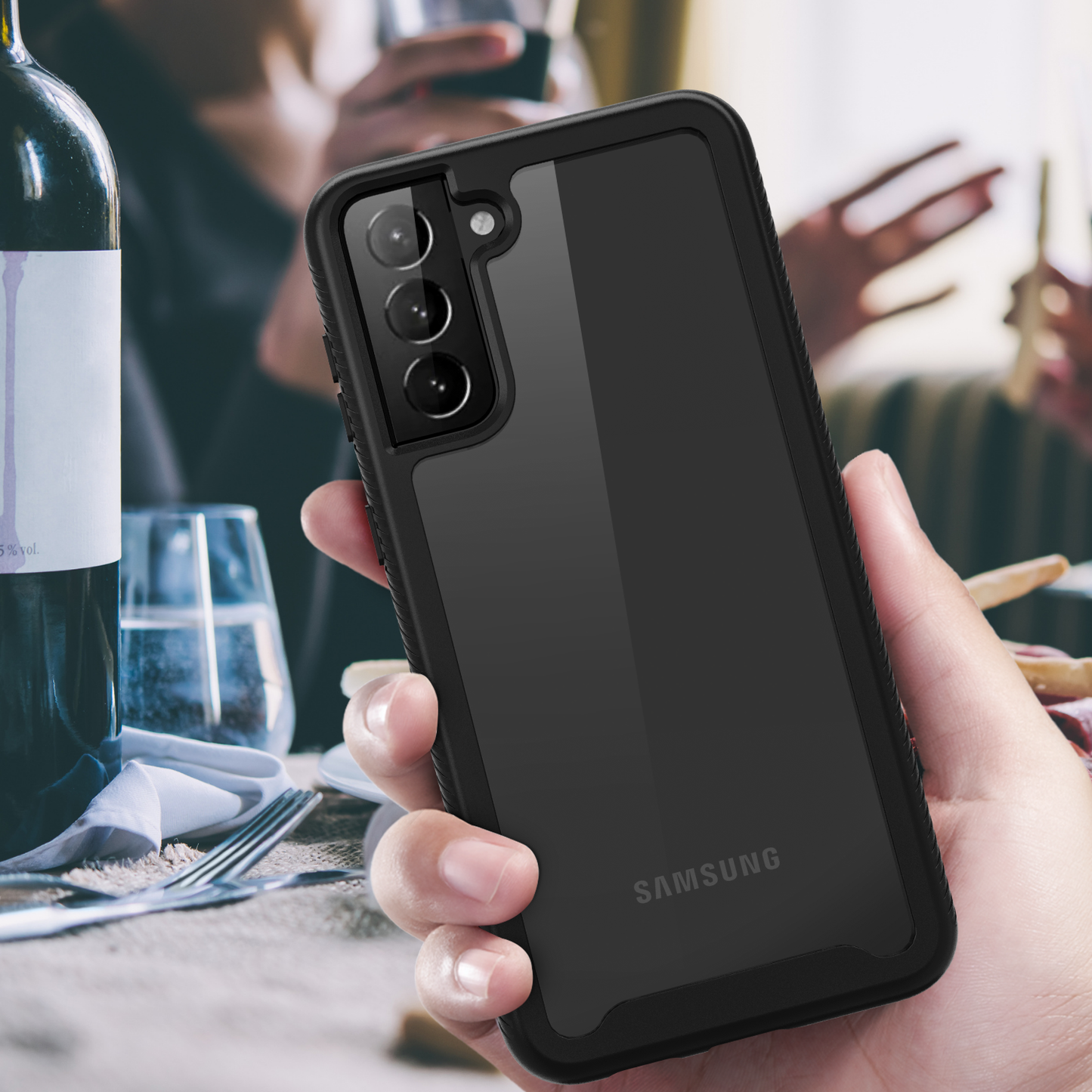 Heavy-Duty Case with Built-in Screen Protector for Samsung Galaxy A13 5G